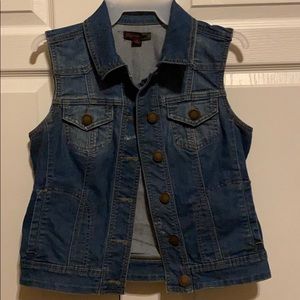 Jean jacket vest